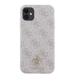 Apple iPhone 12 Kılıf Guess Orjinal Lisanslı M-safe Şarj Özellikli Small 4G Classic Kapak