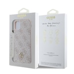 Apple iPhone 12 Kılıf Guess Orjinal Lisanslı M-safe Şarj Özellikli Small 4G Classic Kapak