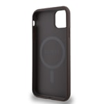Apple iPhone 12 Kılıf Guess Orjinal Lisanslı M-safe Şarj Özellikli Small 4G Classic Kapak