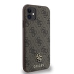 Apple iPhone 12 Kılıf Guess Orjinal Lisanslı M-safe Şarj Özellikli Small 4G Classic Kapak