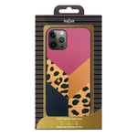 Apple iPhone 12 Kılıf Kajsa Glamorous Serisi Leopard Combo Kapak