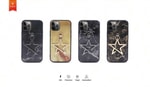Apple iPhone 12 Kılıf Kajsa Starry Serisi Marble Kapak