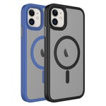 Apple iPhone 12 Kılıf Mat Arka Yüzey Wireless Şarj Özellikli Zore Flet M-safe Kapak
