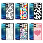 Apple iPhone 12 Kılıf Zore M-Fit Desenli Kapak