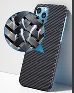 Apple iPhone 12 Pro Kılıf Benks MFİ M-safe Magnetic Aramid Kapak