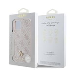 Apple iPhone 12 Pro Kılıf Guess Orjinal Lisanslı M-safe Şarj Özellikli Small 4G Classic Kapak