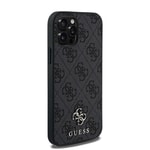 Apple iPhone 12 Pro Kılıf Guess Orjinal Lisanslı M-safe Şarj Özellikli Small 4G Classic Kapak