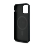 Apple iPhone 12 Pro Kılıf Guess Orjinal Lisanslı M-safe Şarj Özellikli Small 4G Classic Kapak