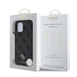 Apple iPhone 12 Pro Kılıf Guess Orjinal Lisanslı M-safe Şarj Özellikli Small 4G Classic Kapak