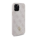 Apple iPhone 12 Pro Kılıf Guess Orjinal Lisanslı M-safe Şarj Özellikli Small 4G Classic Kapak