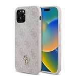 Apple iPhone 12 Pro Kılıf Guess Orjinal Lisanslı M-safe Şarj Özellikli Small 4G Classic Kapak
