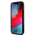 Apple iPhone 12 Pro Kılıf Guess Orjinal Lisanslı M-safe Şarj Özellikli Yazı Logolu Saffiano Classic Kapak