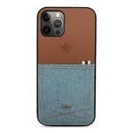 Apple iPhone 12 Pro Kılıf Kajsa Denim Kapak