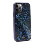 Apple iPhone 12 Pro Kılıf Kajsa Glamorous Serisi Snake Handstrap Kapak