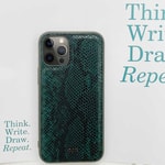 Apple iPhone 12 Pro Kılıf Kajsa Glamorous Serisi Snake Pattern Kapak