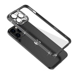 Apple iPhone 12 Pro Kılıf Kamera Korumalı Taşlı Zore Mina Kapak