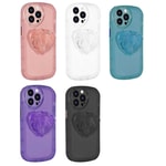 Apple iPhone 12 Pro Kılıf Kamera Korumalı Pop Soketli Renkli Zore Ofro Kapak