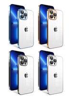 Apple iPhone 12 Pro Kılıf Kamera Korumalı Renkli Çerçeveli Zore Garaj Kapak