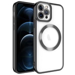 Apple iPhone 12 Pro Kılıf M-safe Wireless Şarj Özellikli Zore Setro Silikon