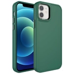 Apple iPhone 12 Pro Kılıf Metal Çerçeve ve Buton Tasarımlı Sert Zore Botox Kapak