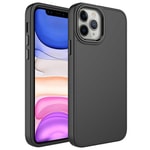 Apple iPhone 12 Pro Kılıf Metal Çerçeve ve Buton Tasarımlı Silikon Zore Luna Kapak