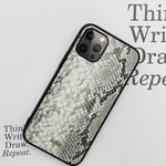 Apple iPhone 12 Pro Max Kılıf Kajsa Glamorous Serisi Snake Pattern Kapak