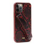 Apple iPhone 12 Pro Max Kılıf Kajsa Glamorous Serisi Snake Handstrap Kapak