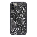 Apple iPhone 12 Pro Max Kılıf Kajsa Glamorous Serisi Snake Handstrap Kapak