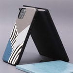 Apple iPhone 12 Pro Max Kılıf Kajsa Glamorous Serisi Zebra Combo Kapak