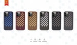 Apple iPhone 12 Pro Max Kılıf Kajsa Preppie Serisi Spotlight Woven Kapak