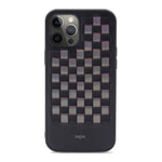 Apple iPhone 12 Pro Max Kılıf Kajsa Preppie Serisi Spotlight Woven Kapak