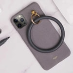 Apple iPhone 12 Pro Max Kılıf Kajsa Splendid Serisi Morandi Ring Kapak
