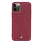Apple iPhone 12 Pro Max Kılıf Kajsa Splendid Serisi 3D Leaf Kapak