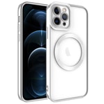 Apple iPhone 12 Pro Max Kılıf M-safe Wireless Şarj Özellikli Zore Setro Silikon