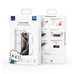Apple iPhone 12 Pro Max Wiwu Wi-SQ008 Easy Install Temperli Cam Ekran Koruyucu + Kolay Uygulama Aparatlı