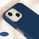 Apple iPhone 13 Kılıf M-Safe Şarj Özellikli Zore Paris Vax Sert PC Kapak