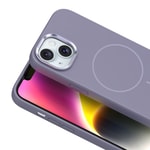 Apple iPhone 13 Kılıf M-Safe Şarj Özellikli Metal Kamera Çerçeveli Zore Edi Silikon Kapak