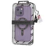 Apple iPhone 13 Kılıf M-safe Şarj Özellikli Youngkit Rock Serisi Kapak