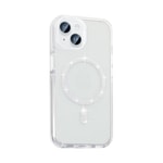 Apple iPhone 13 Kılıf Taşlı Tasarım M-safe Şarj Özellikli Zore Koment Silikon Kapak