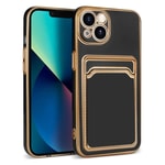 Apple iPhone 13 Kılıf Zore Bark Kartlıklı Kapak
