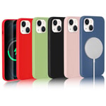 Apple iPhone 13 Kılıf Zore Silksafe Wireless Kapak