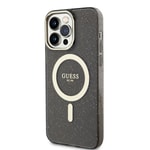 Apple iPhone 13 Pro Kılıf GUESS M-safe Şarj Özellikli Glitter Kapak