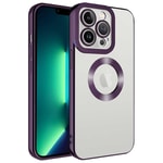 Apple iPhone 13 Pro Kılıf Kamera Korumalı Logo Gösteren Zore Omega Kapak