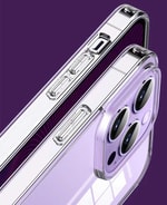 Apple iPhone 13 Pro Kılıf Şeffaf Airbag Tasarımlı ​​​​​Wiwu ZCC-108 Concise Serisi Kapak