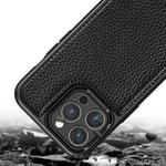 Apple iPhone 13 Pro Kılıf Wiwu Genuine Leather Plastic Calfskin Orjinal Deri Kapak