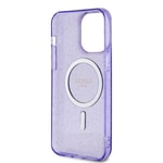 Apple iPhone 13 Pro Max Kılıf GUESS M-safe Şarj Özellikli Glitter Kapak