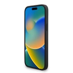 Apple iPhone 13 Pro Max Kılıf Guess Orjinal Lisanslı M-safe Şarj Özellikli PU Deri Bilek Askı İpli Yazı Logolu Kapak
