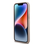 Apple iPhone 13 Pro Max Kılıf Guess Orjinal Lisanslı PU Deri 4G Desenli Metal Büyük 4G ve Yazı Logolu Kamera Standlı Kapak