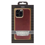 Apple iPhone 13 Pro Max Kılıf ​Kajsa Preppie Collection Pu Deri Kapak