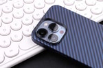 Apple iPhone 13 Pro Max Kılıf Karbon Fiber Tasarımlı Zore Karbono Kapak